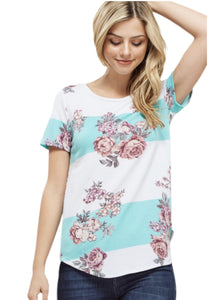 Mint/ Ivory T-shirt Style 1477