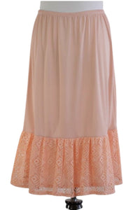 Slip & Skirt Extender Style 13531 in Blush or White