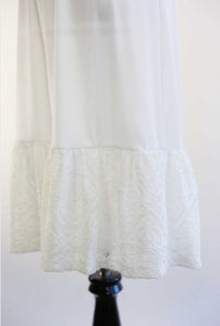 Slip & Skirt Extender Style 13531 in Blush or White - The Skirt Boutique