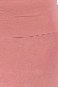 Dusty Rose Maxi Skirt Style 9001