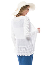 Crochet Cardigan Style 1070 in White