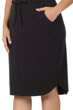 Plus Tulip Hem Midi Skirt Style 1870 in Black, Ash Mocha,