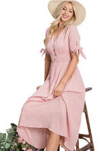 Smocked Waist Dress Style 1881 in Blush or Mint