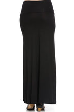 Long Maxi Skirt 9001 in black, dusty rose or ivory - The Skirt Boutique